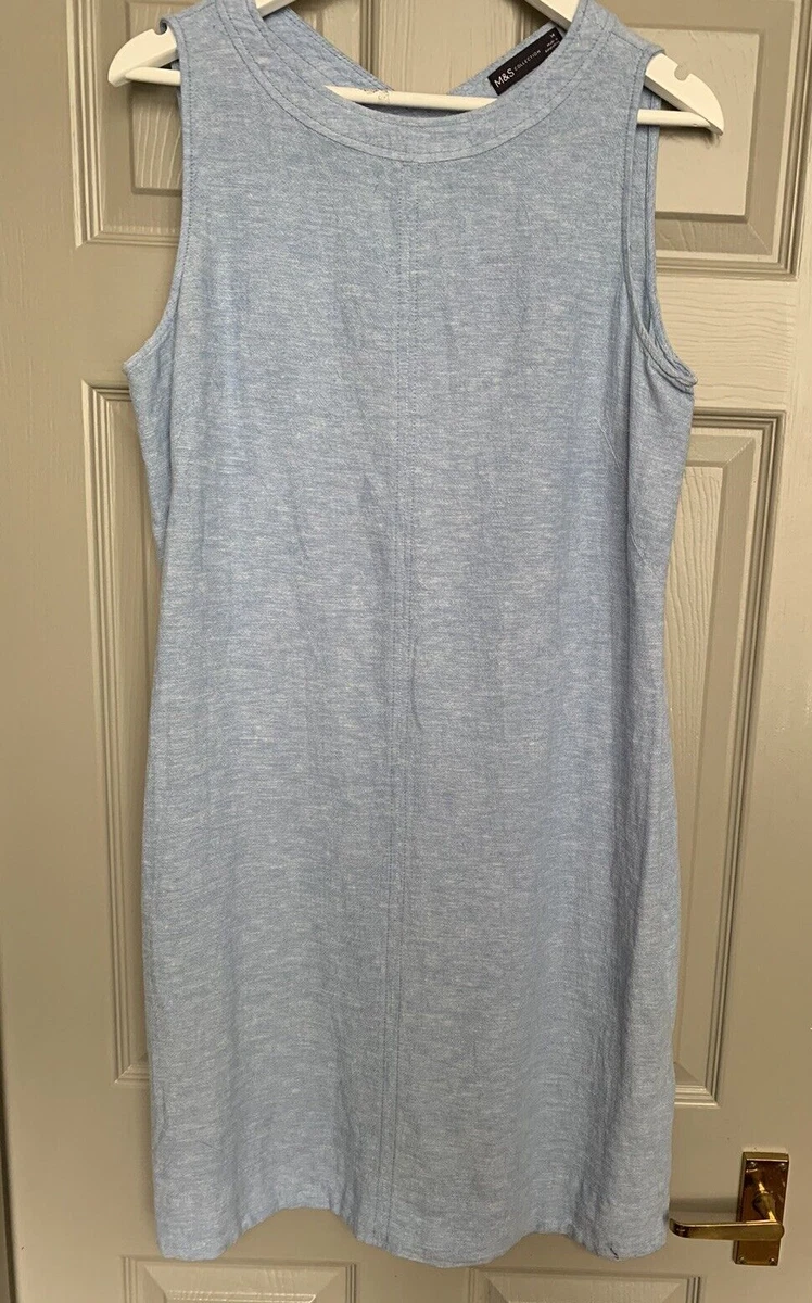 M and s linen shift dress shop