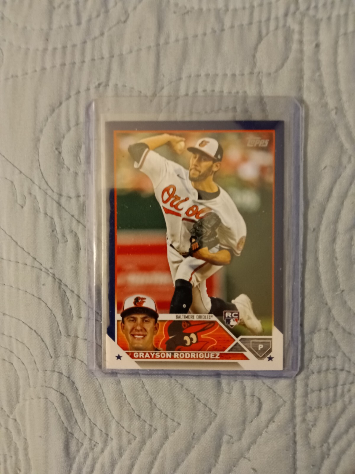2023 Topps Update Grayson Rodriguez Rookie Royal Blue Baltimore Orioles RC US50