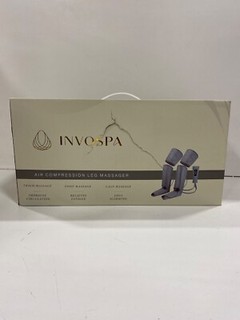 InvoSpa Massaggiatore Gambe per Circolazione Aria Compressione Massaggiatore Piedi e Polpacci