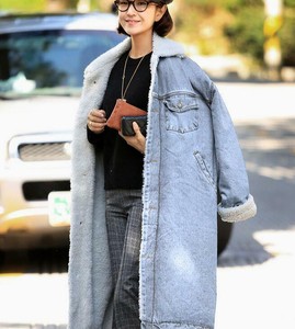 fleece lined coat womens