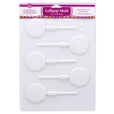 LorAnn Oils 1 Lollipop Form - Happy Birthday