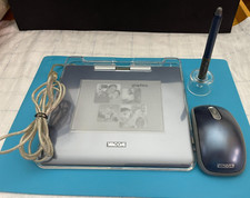 WACOM CTE-440 BLUE GRAPHIRE USB W MOUSE  PEN  ORIGINAL CD'S PREOWNED TESTED