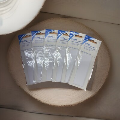 BONDEX Iron On White Fabric Mending Tape 1.25  X 32  Pack Of 6 BRAND NEW!!