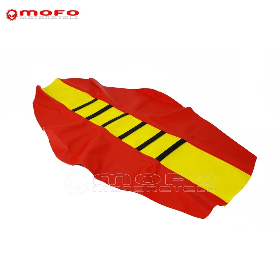 MX Enduro Traction Gripper Soft Seat Cover Rib Skin Dirt Bike Off Road For Honda - Imagem 2 de 4