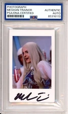 Meghan Trainor SIGNED ONE OF A KIND Unique Polariod PSA DNA COA Cute Sexy WOW !!