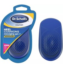 Dr. Scholls Womens Gel HEEL Cushion Insoles Massaging  1 pair 