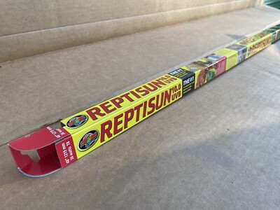 NEW LOT 12 ZOO MED 48'' 1219mm 36 WATT T8 REPTISUN 10 UVB REPTILE LAMPS 0S-48