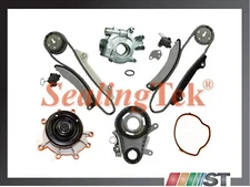 Fit 02-03 Dodge Jeep 3.7L V6 Engine Timing Chain Kit w/ Water Oil Pump JTEC Gear