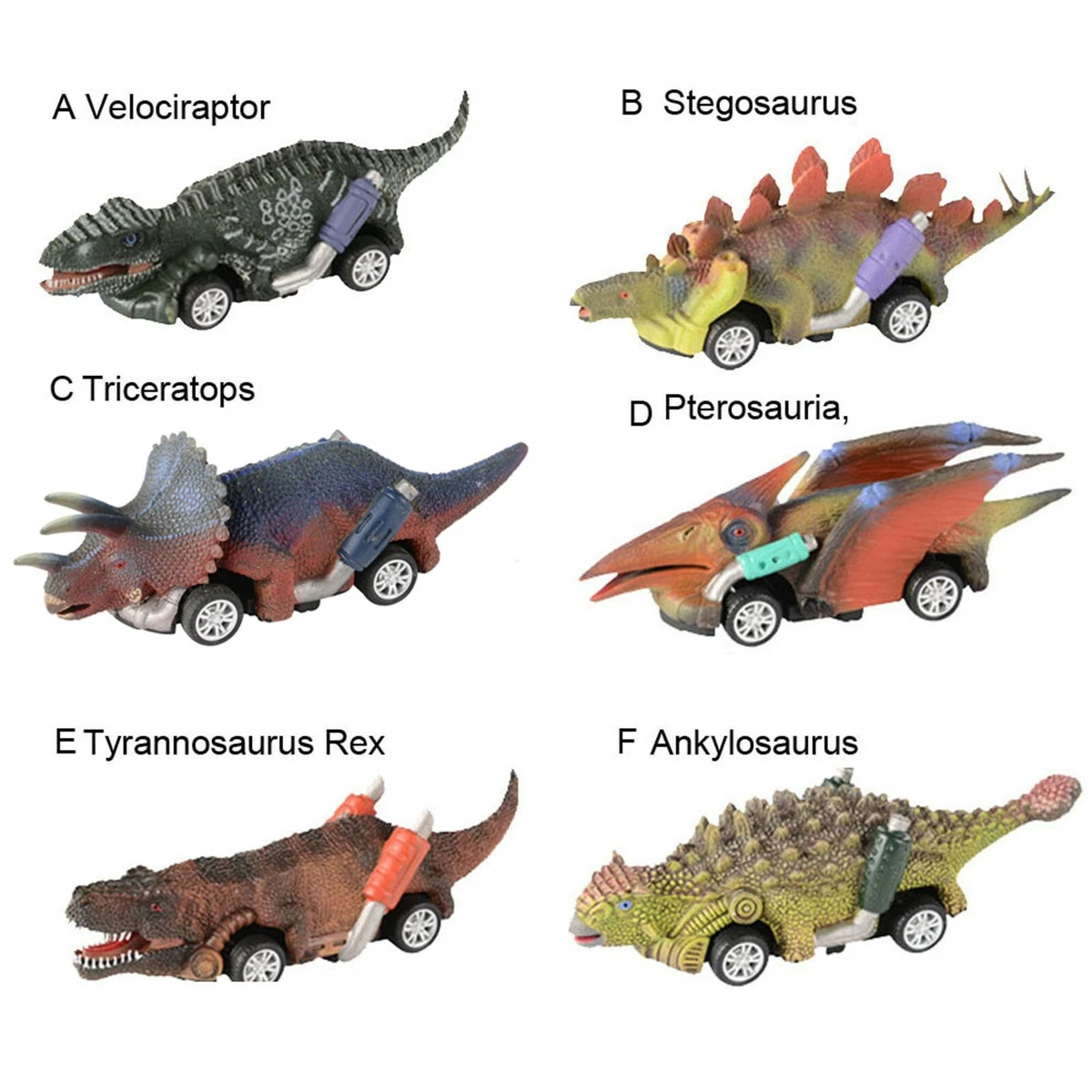 Christmas Gifts Pull Back Vehicles Toy For 3 9 Year Old Boys Gift Dinosaur Car
