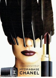 Détails Sur Publicite Advertising 106 1996 Chanel Maquillage Rouge à Lèvres Hudrabase