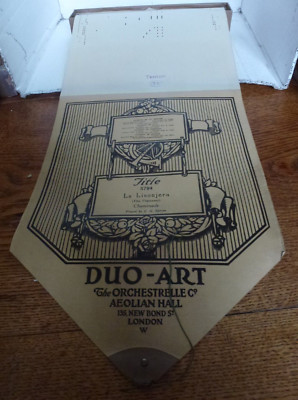 DUO-ART PIANO ROLL. CHAMINADE'S LA LISONJERA  PLAYED BY CHARLES SPROSS