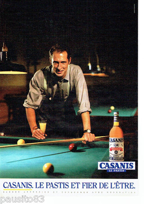 ADVERTISEMENT ADVERTISING 106 1989 le pastis Casanis