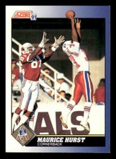 1991 Score #67 Maurice Hurst New England Patriots
