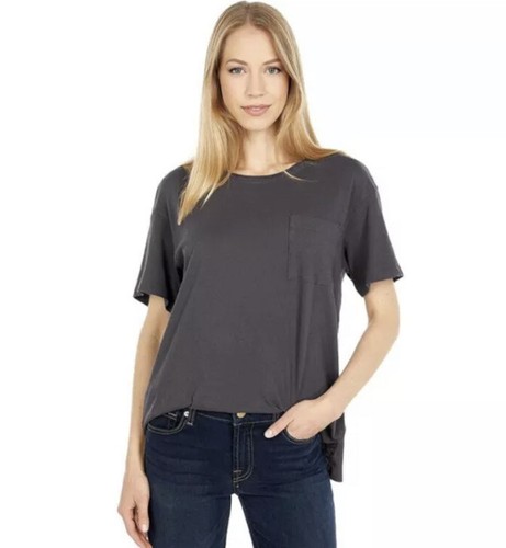 New Madewell Softfade Cotton Oversized Pocket Tee XXS Coal Grey Gray NWOT |  eBay