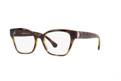 New Emporio Armani Eyeglasses - EA 3132 5026 - Dark Havana Brown (52-17-140)