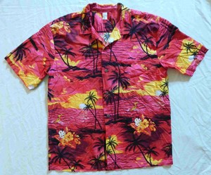 red palm tree shirt