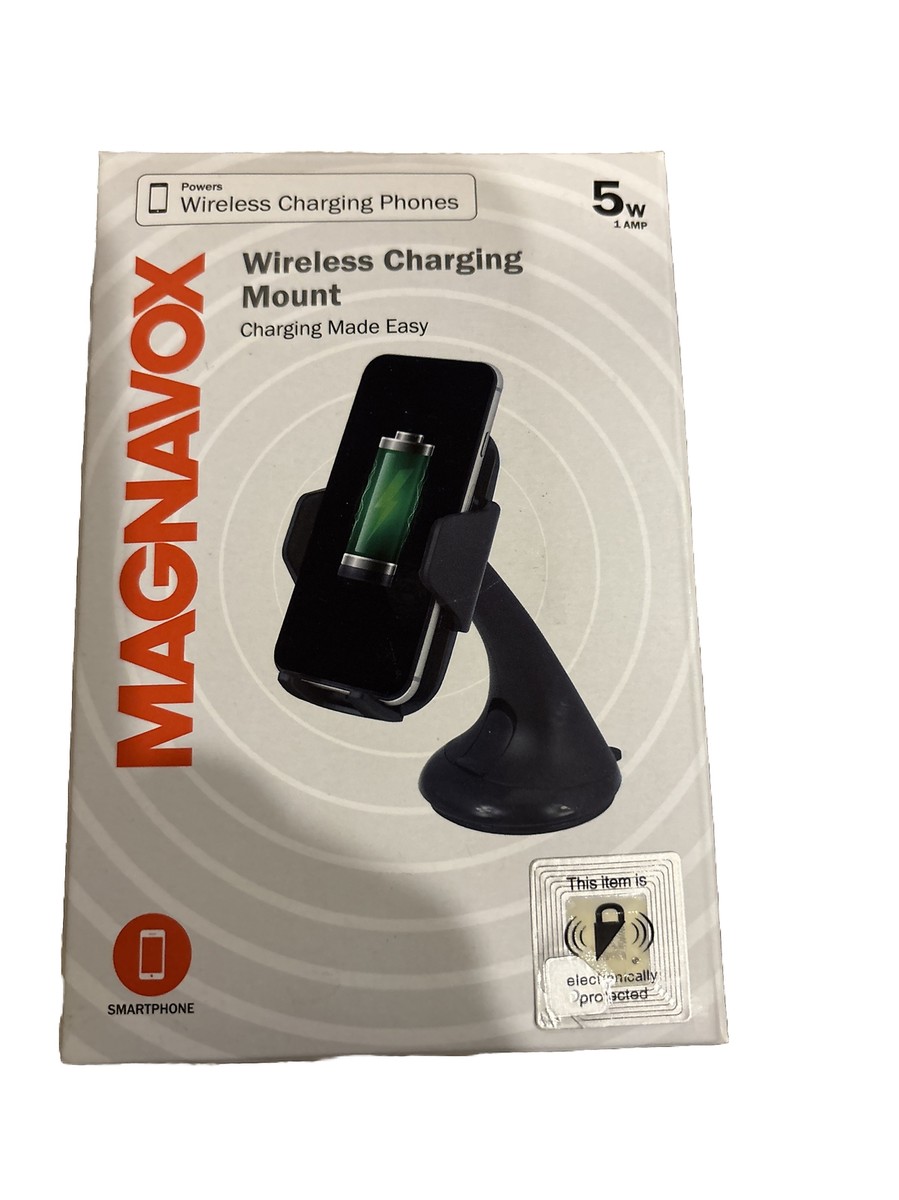 Magnavox WIRELESS CHARGING MOUNT 5W AMP Smartphone Fast Charger