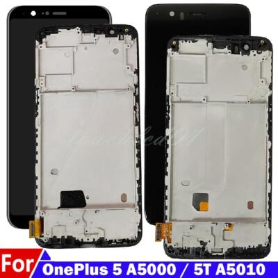 Frame & LCD Display Touch Screen Digitizer For Oneplus One Plus 5T A5010 5 A5000