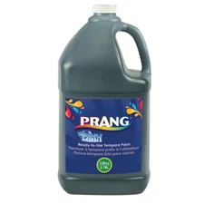 PRANG Ready-to-Use Washable Tempera Paint, 1 Gallon Bottle, Black (10609)
