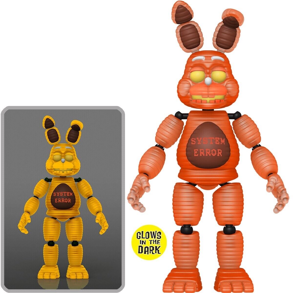 Funko FNAF Five Nights At Freddy's System Error Bonnie GITD Action