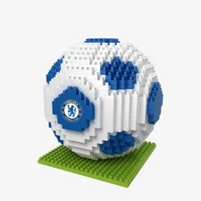Chelsea FC BRXLZ 3D Club Crest Soccer Ball Construction Kit 687 Pieces