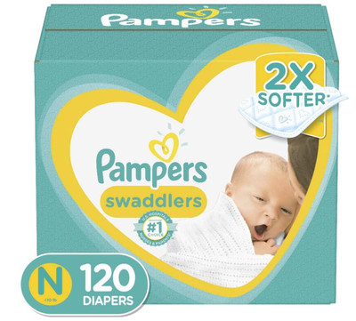 pampers swaddlers newborn 120