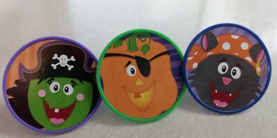 Kids Halloween Party Cupcake Picks Decoration Party Pumpkin Cat Witch 72 pc