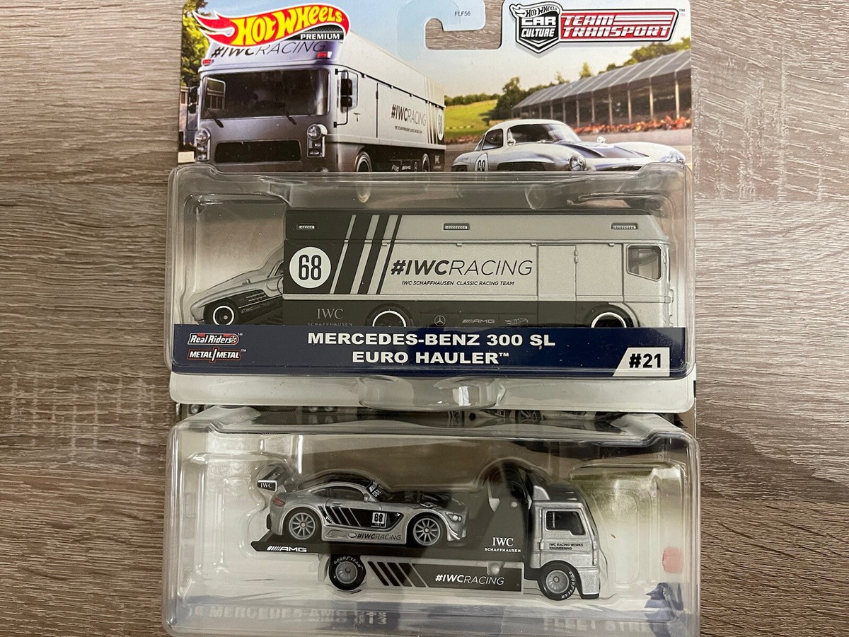 HOT WHEELS Car Culture Team Transport Mercedes 300 SL & Mercedes