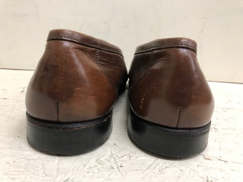 Florsheim Men Brown Leather Tassel Weaved Loafers Model 30153 size US 12 - Picture 6 of 12