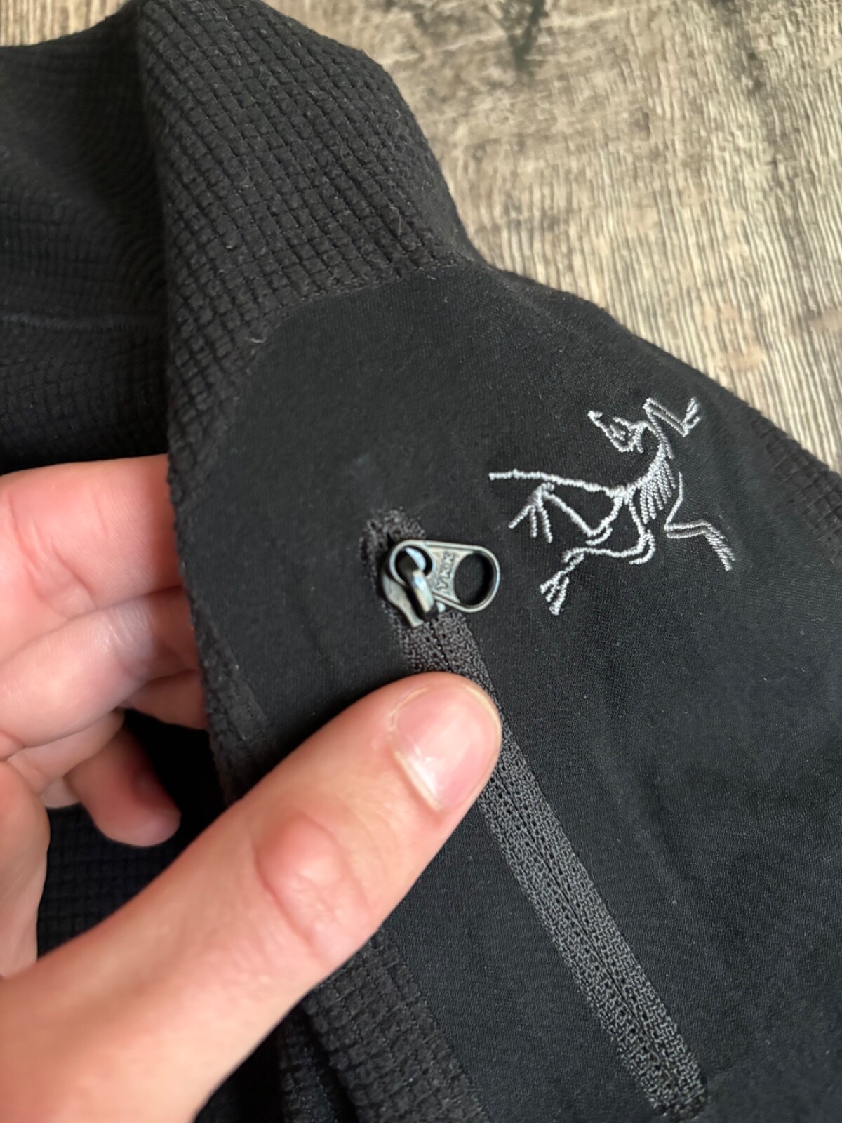 ARC'TERYX Arcteryx Delta LT collo zip Polartec donna pile nero taglia XL