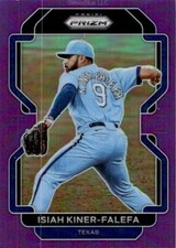 2022 Panini Prizm Baseball Purple 1-270 You Pick Complete Your Set