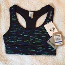 Reebok Black Reversible moister management sports bra size XS Extra small