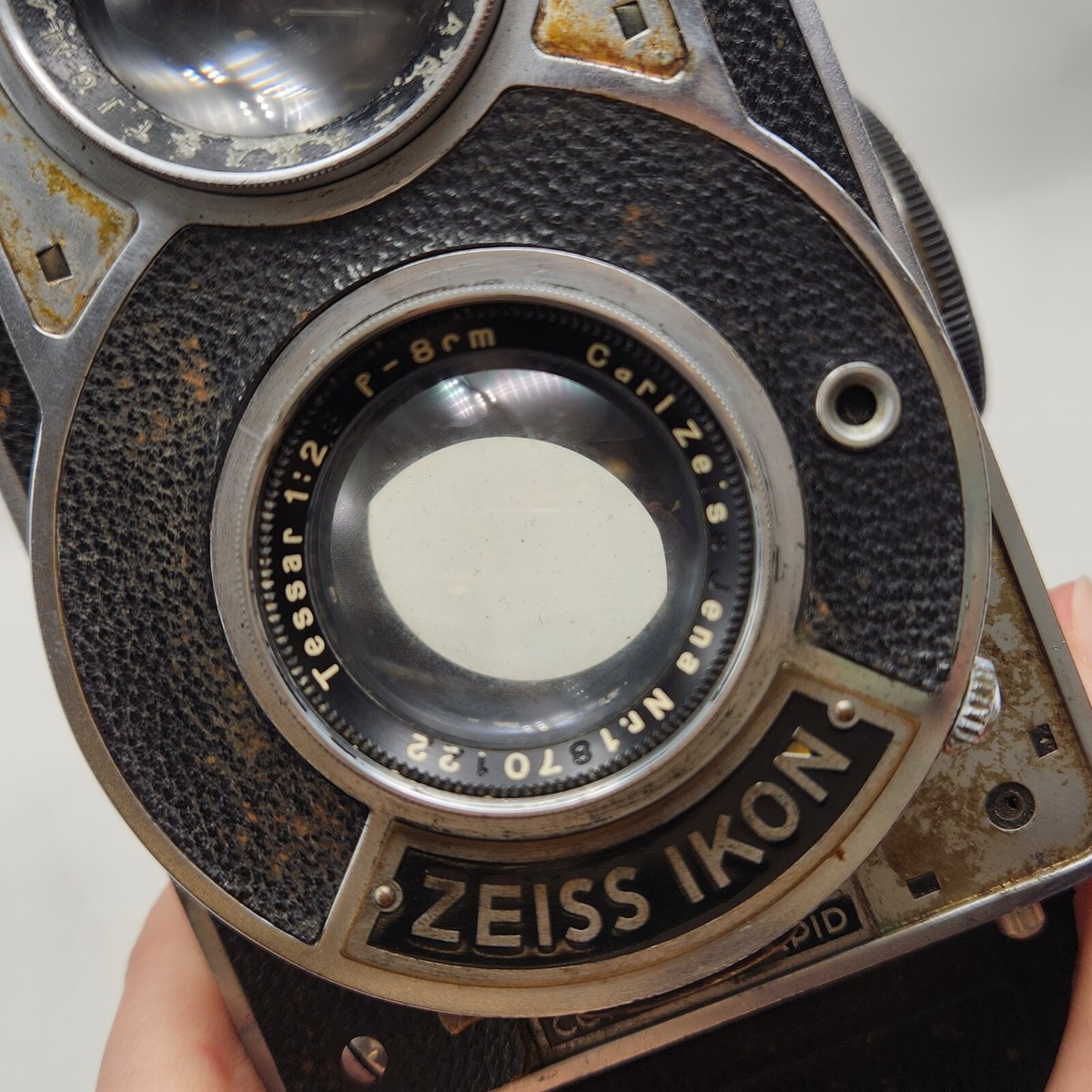 I Koflex カメラ Z e L S S. I koN Vintage Zeiss Ikon Ikoflex III 853/16 TLR Camera w/ Tessar