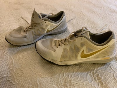 Nike DF TR3 duel fusion womens white tennis shoes, retro size us 8.5 E |  eBay