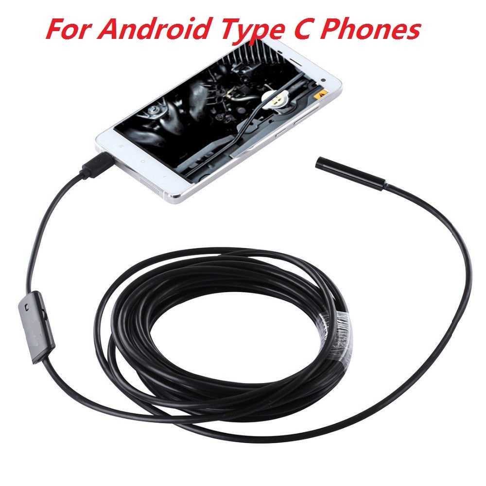 Endoscopio Boroscopio Tipo C Per Moto Z / Moto Z Force - Fotocamera Ispezione IP67 Impermeabile