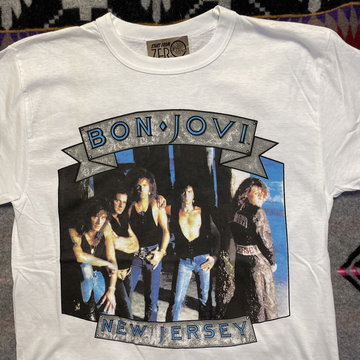 vintage bon jovi t shirt 1989 brotherhood world tour | eBay