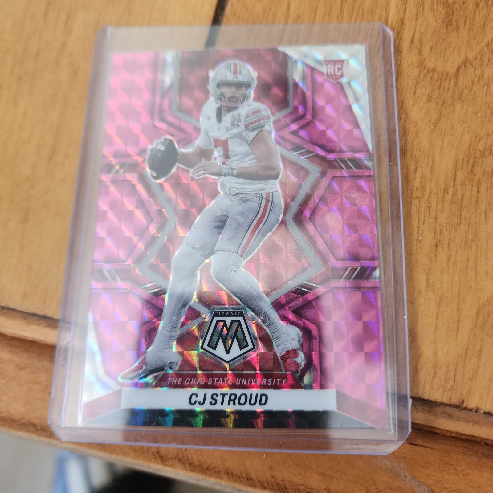2023 Pink mosaic draft picks cj stroud /25
