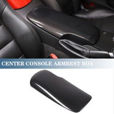 Carbon Fiber Style Armrest Box Console Cover Trim Fit For Corvette C6 2005-2013 Carbon Fiber Style Armrest Box Console Cover Trim Fit For Corvette C6 2005-2013