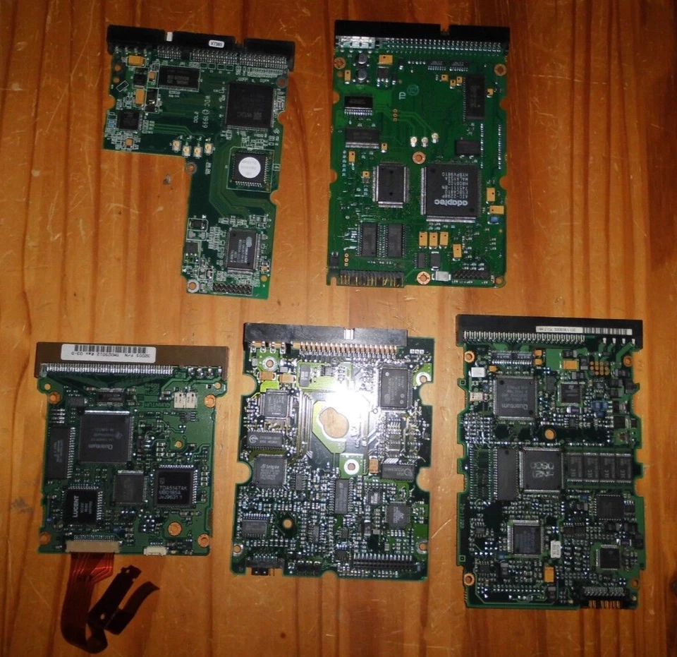 5 Festplatten Platinen