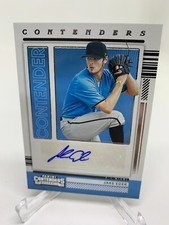 Jake Eder 2021 Panini Contenders Auto CA-JE Miami Marlins