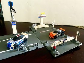 Lego Racers Tiny Turbos Thunder Raceway (8125) Building Kit Retired Set 2008