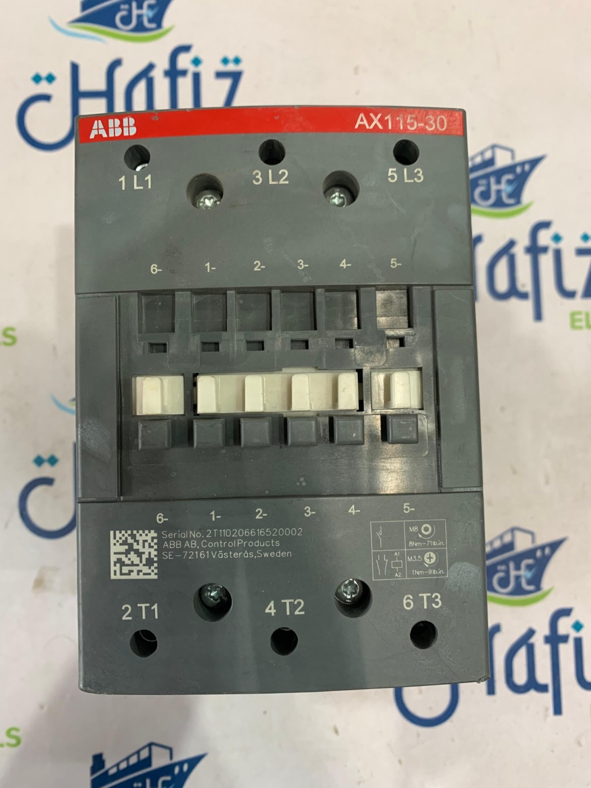 ABB AX115-30 MAGNETIC CONTACTOR 115AMP VOLTAGE 110V AC FREE FAST SHIPPING
