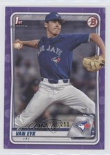 2020 Bowman Draft Purple Border 144/250 CJ Van Eyk #BD-93 04o2