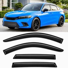 2022-2026 Tape-On Rain Guards for Honda Civic Hatchback Side Window Visor Def...