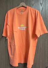 X Set Men’s Summer Time T-shirt In Neon Orange Size L New