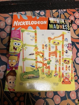 Nickelodeon Marble Madness Game Near Complete Sponge Bob Jimmy Neutron Rocket