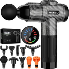 TOLOCO Deep Tissue Massage Gun for Athletes, Pain Relief