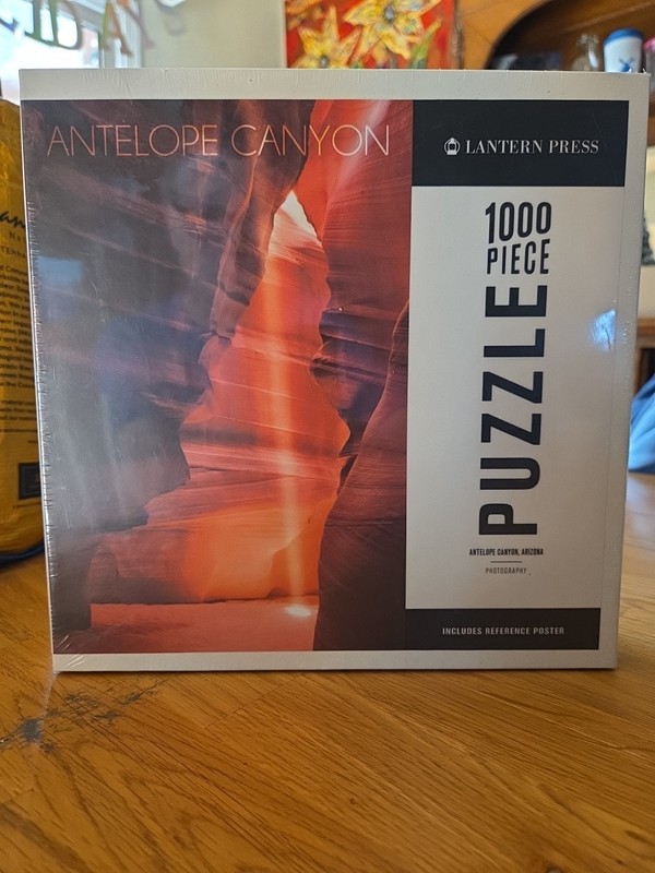 Lantern Press Antelope Canyon Arizona Photography 1000 piece Puzzle Mib Poster
