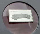 Vintage 1937 Delahaye Car - 1.6 Gram .925 Sterling Silver Mini Bar Proof Ingot