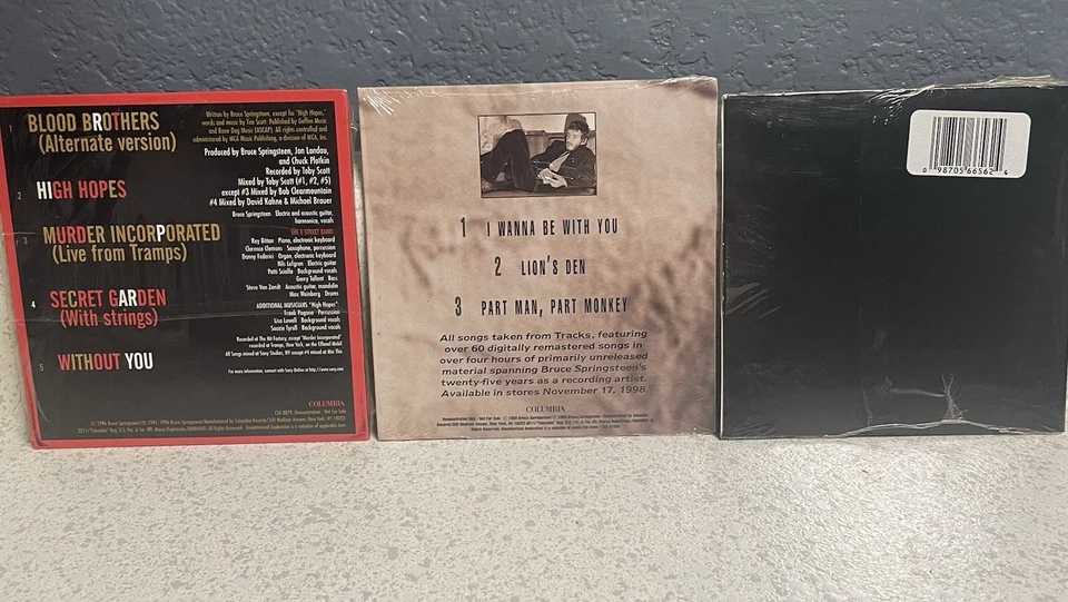 Bruce Springsteen - Blood Brothers  EP + Tracks Promo + My Hometown Promo - Image 2 of 2